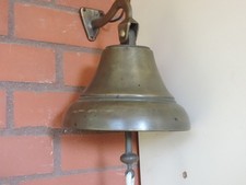 ca.1,500gr.Schiffsglocke Glocke Messing Maritim Türglocke ca.⌀ 18cm. Wandglocke