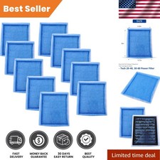 10-Pack Easy-Install Fish Tank Filter Cartridge - Compatible with Rite-Size C