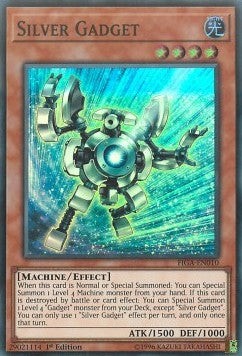 YuGiOh Silver Gadget FIGA-EN010 Super Rare Englisch NM 1st