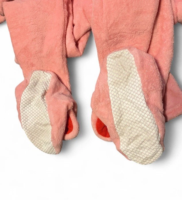 Disfraz de conejo de Pascua trastornado de una pieza rosa polar para adulto A Christmas Story Foto 4 de 4