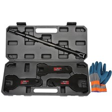 Pneumatic Fan Clutch Wrench Tool Kit - 8pcs Removal Set For Ford Gm Chrysler