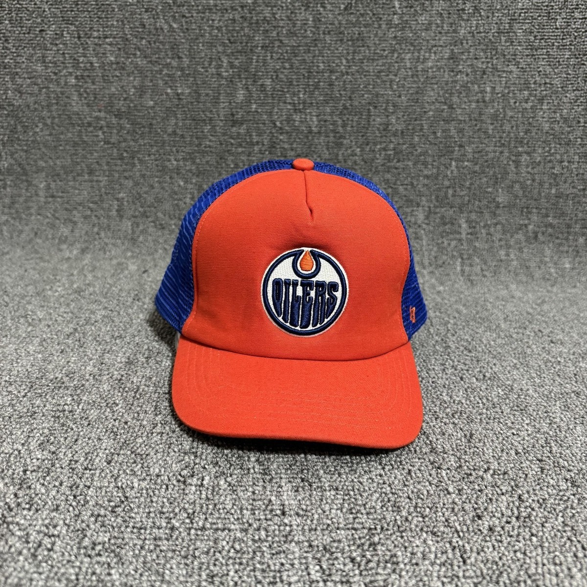 47 Brand Edmonton Oilers Trucker Snapback Orange Blue Toddler Hat