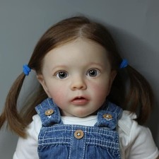 24in/60cm Lifelike Soft Cloth Body Doll Newborn Doll Reborn Baby Dolls Gifts