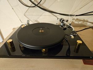 High End Plattenspieler Transrotor Connoisseur mit SME 3009 Tonarm, inkl.  80 LP