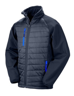 Result Black Compass Padded Softshell Jacket Fashion Winter Bodywarmer