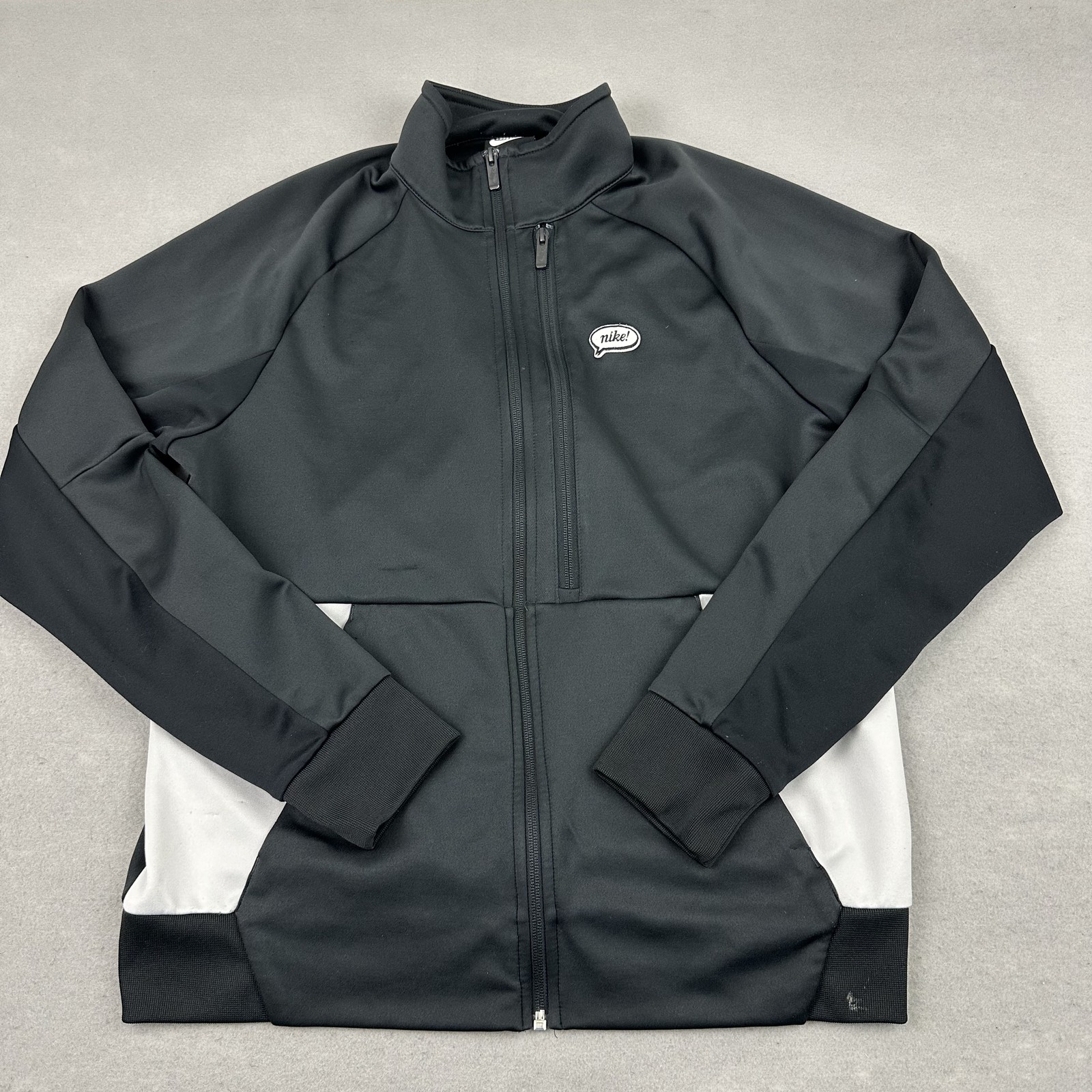SACAI X NIKE Nike Giacca Uomo Large Nero Bianco Full Zip Pista Atletica Retrò DJ5284 045 L