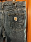 Carhartt Mens Jeans Relaxed Fit Straight Leg Blue Jeans 34x30 — photo 5