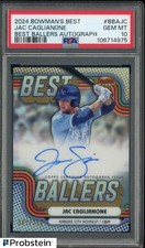 2024 Bowman's Best Ballers Jac Caglianone Royals AUTO PSA 10 GEM MINT
