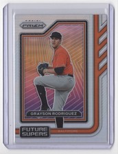 2023 Panini Prizm Future Supers Silver Grayson Rodriguez Baltimore Orioles #FS12