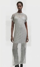 Image of All Saints Giana Dress/ Silver/ UK 10/ RRP £139