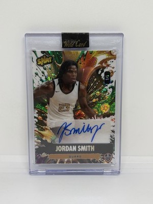 2026 Wild Card Lucky Charm - Jordan Smith 1/1 Auto White Sparkle Arkansas