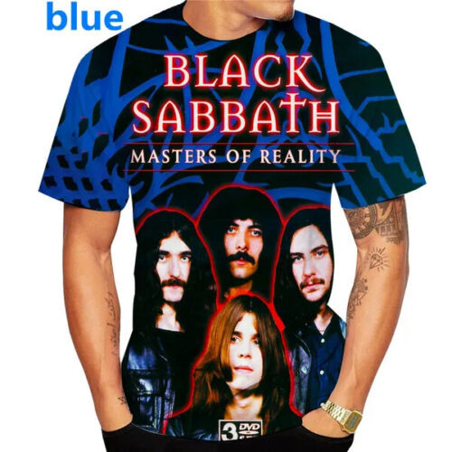 Black Sabbath Heavy Metal Band Masters Of Reality Album 3D Print T-Shirt