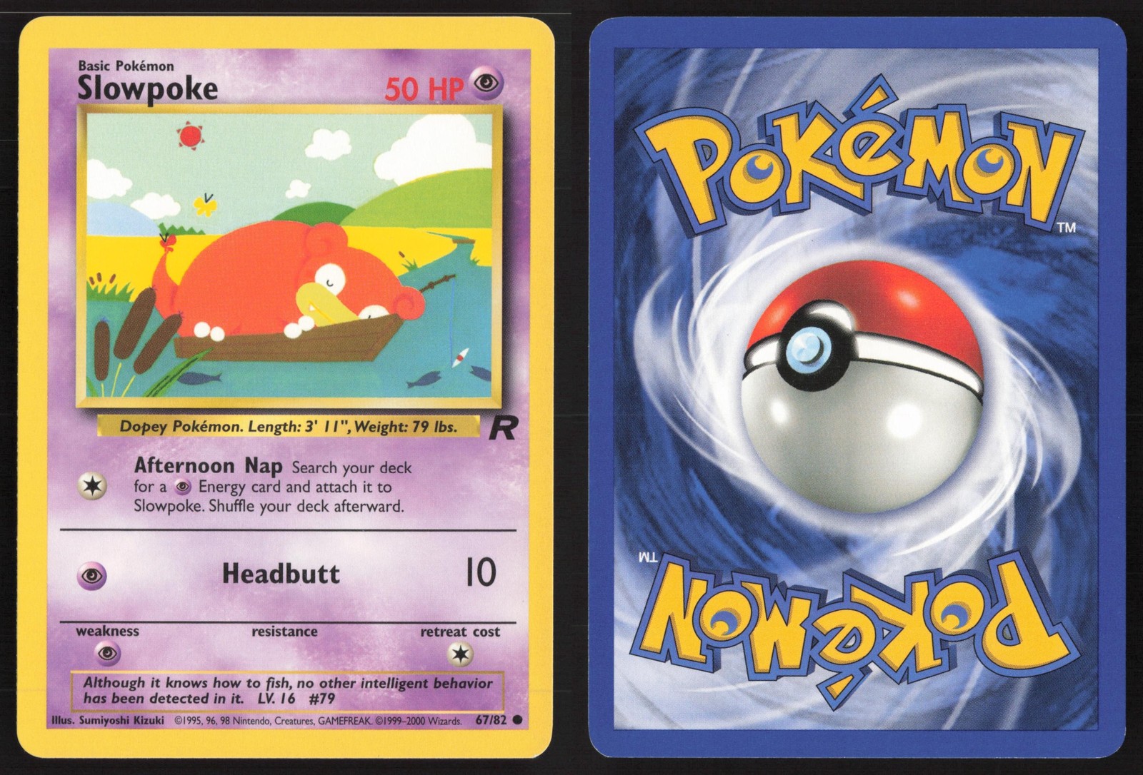 Pokemon TCG | Slowpoke 67/82 | Team Rocket Common | Near Mint