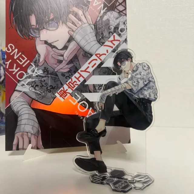 Unopened UNAcrylic Stand Poster Set for Tokyo Aliens