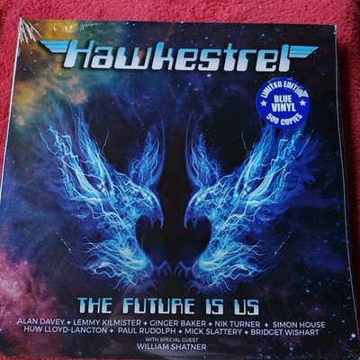 2 LP Hawkestrel - Future Is Us, NEW, Blue Vinyl, HAWKWIND, Motorhead FIRST PRESS