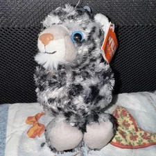 NWT Black Gray Wild Republic Huggers Snow Leopard Stuffed Animal Plush Toy #256