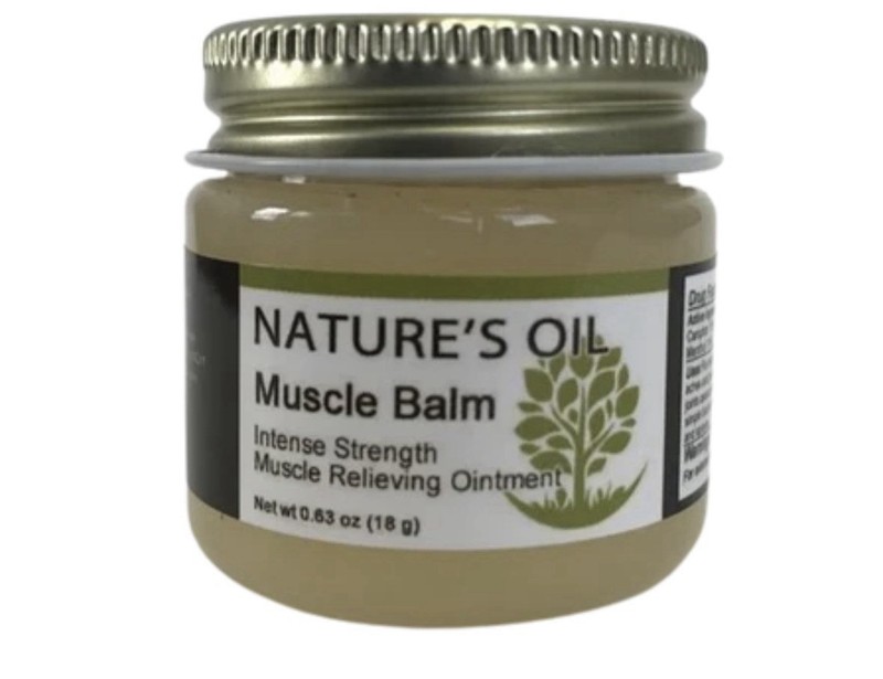 NATURES OIL MUSCLE BALM Muscle Balm for sore muscles & overexertion. Relaxation