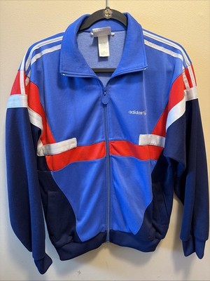 Vintage Adidas Original Track Jacket Sweater Full Zip Color Block