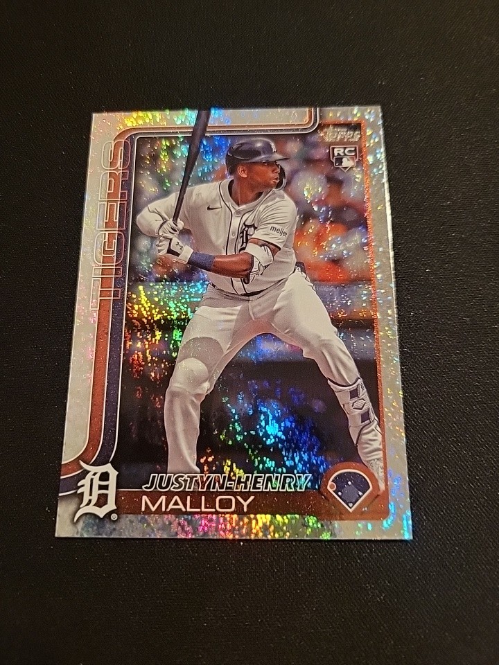 2025 Topps Series 1 - Justyn-Henry Malloy 🔥RC🔥 #269 ✨Sandglitter✨ Detroit 🐯