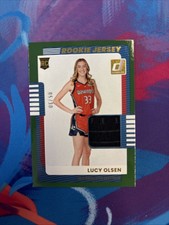 2025 Donruss WNBA Lucy Olsen Rookie Jerseys Patch /30 Green Mystics 💎
