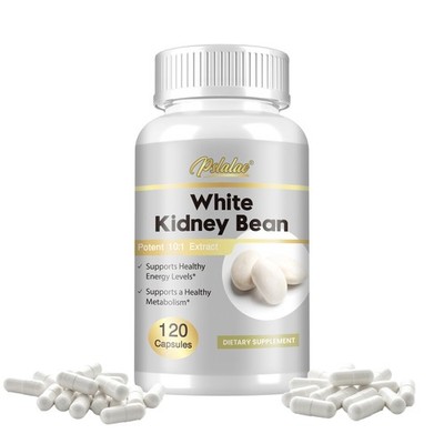 White Kidney Bean Capsules 10:1 Extract, 1800mg Per Serving, 120 Capsules