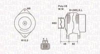 Magneti Marelli Lichtmaschine Generator FüR Nissan Almera II Hatchback N16 1.5