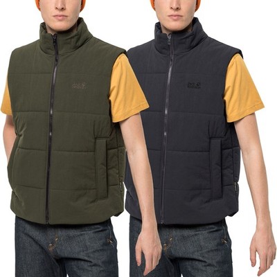 Jack Wolfskin Herren Weiß Frost Winddicht Wasserabweisend Bodywarmer Weste Weste
