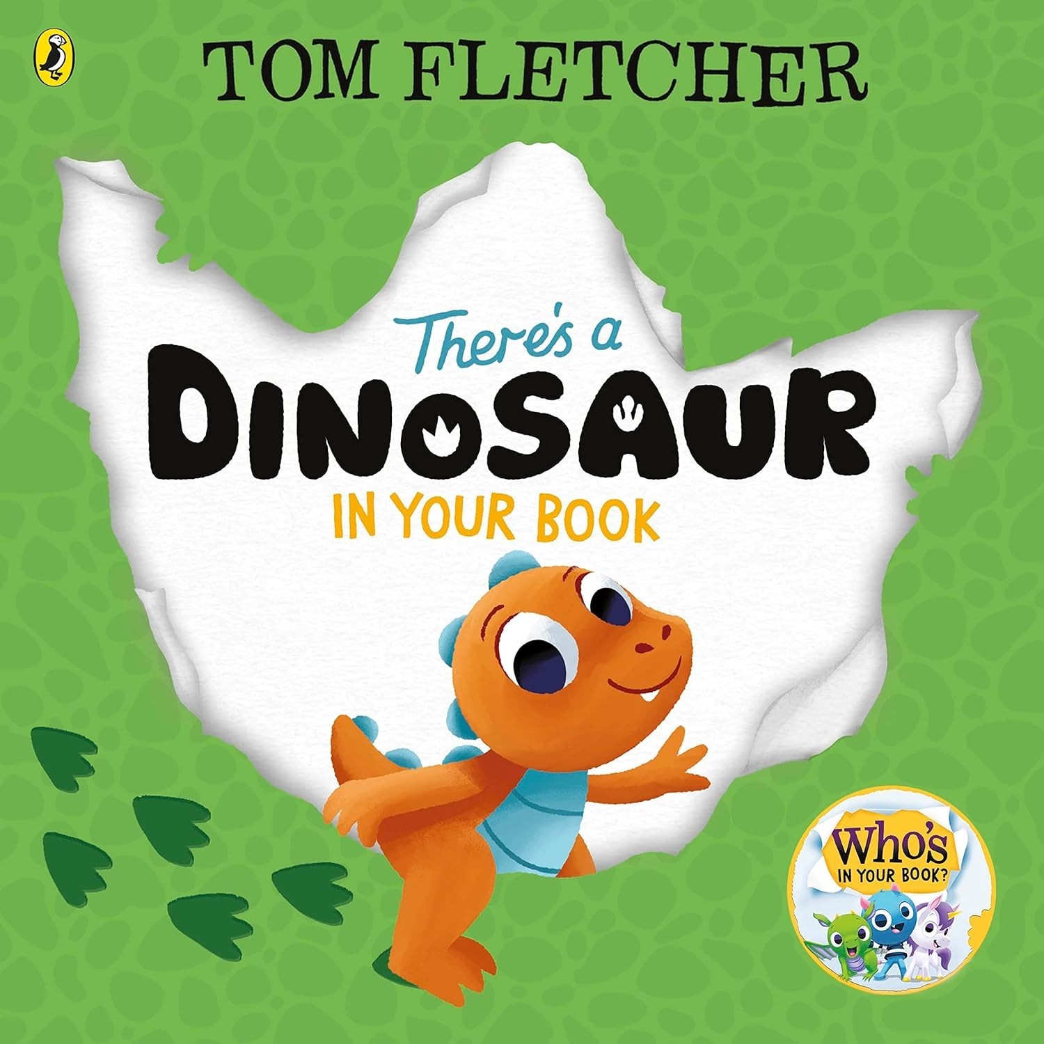 There's a Dinosaur in Your Book by Tom Fletcher - Bedtime Picture Story Book NEW