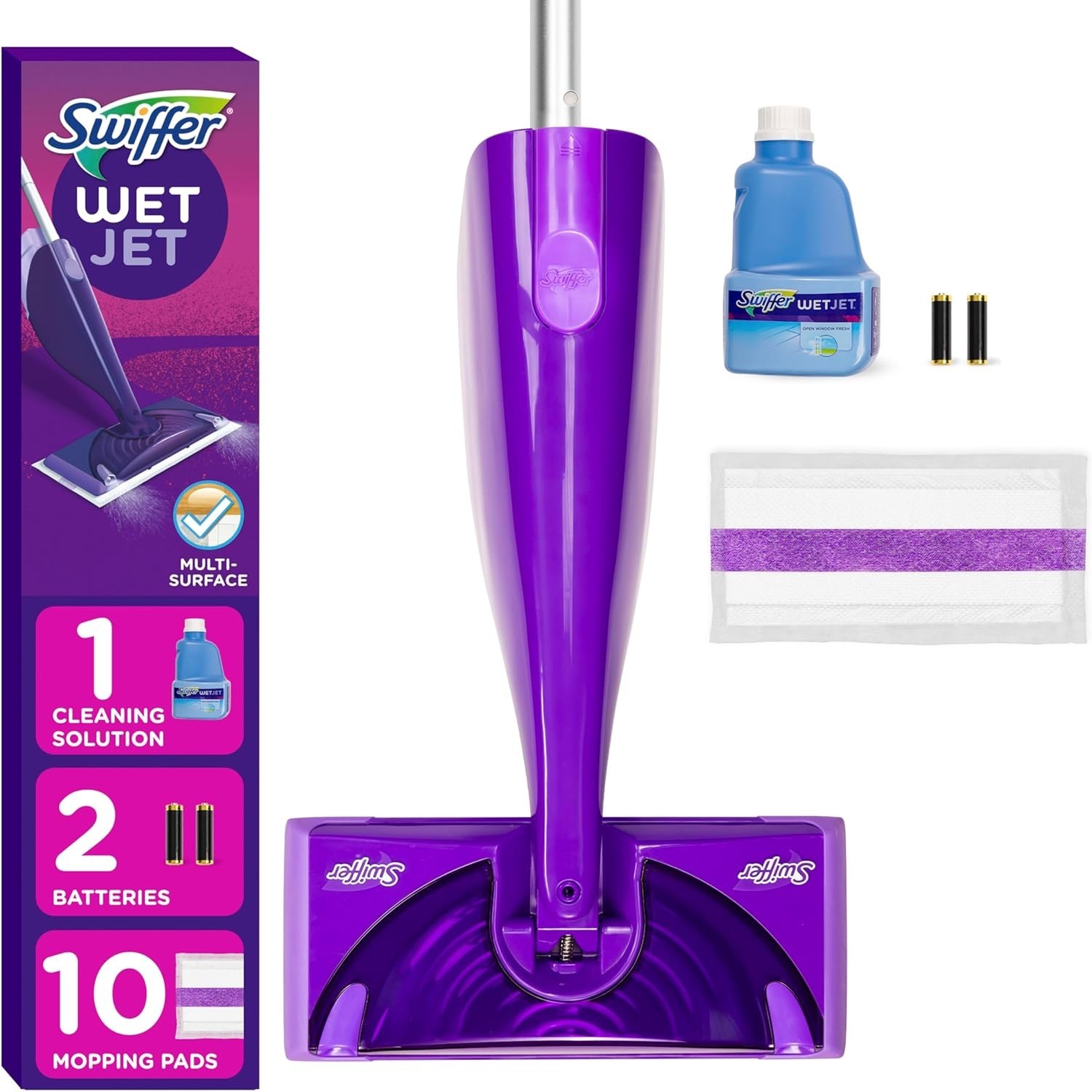 Swiffer Wet Jet Mop, Floor Cleaner for Mopping Wood, Cleaning Set.