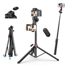 MT-78 Extendable Phone Tripod, 72.83" Selfie Stick Camera Stand