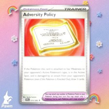 Adversity Policy 74/86 Chaos Rising Uncommon Pokemon TCG Card Art Ayaka Yoshida