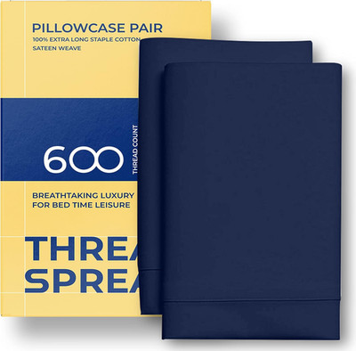 100% Pure Egyptian Cotton Pillow Case King - 600 Thread Count Pillow Cases King 