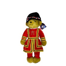MERRYTHOUGHT Beefeater Orso Celebra l'Incoronazione Vintage anni 90 Nuovo/Vecchio Stock 17"