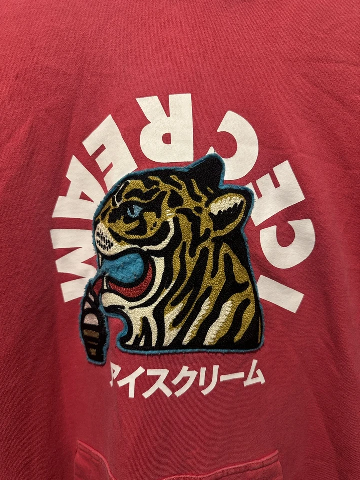 Billionaire Boys Club BBC Icecream Hombres Rosa Sudadera con Capucha Talla XL RARA Foto 4 de 4