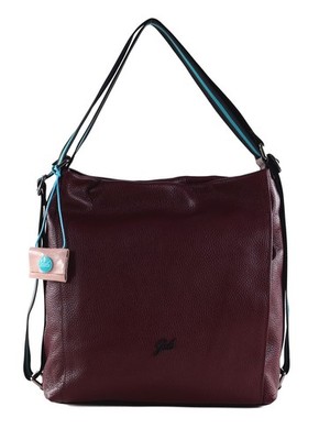 Gabs Aissa TG Bull Black Shoulder Bag L Schultertasche Rucksack Chianti weinrot