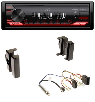 JVC Bluetooth USB DAB MP3 Autoradio für Audi A4 B5 bis 99 A6 C4 bis 97 A8 D2 bis - Bild 1 von 4