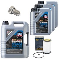 MotoröL Filter Set Top Tec 4600 5W-30 8 Liter + Schraube FüR VW Transporter VI