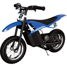 Razor Dirt Rocket MX125 - Blue, 12V Electric-Powered Miniature Dirt Bike, for Ch