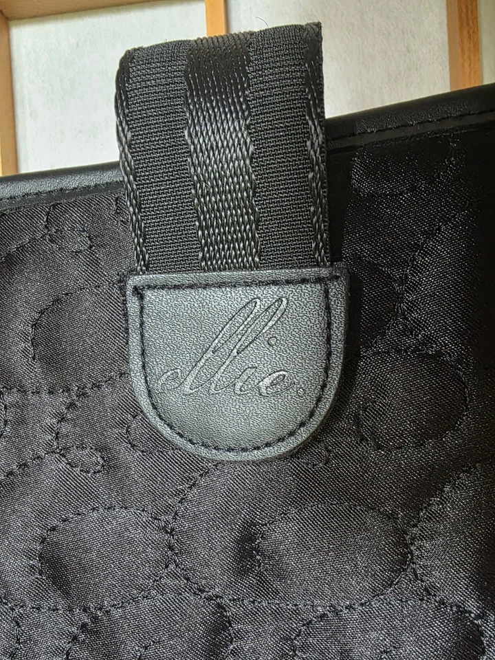 Bolso Bandolera KIVA Ellie Mensajero Laptop Tableta Acolchado Cuero Borde Foto 4 de 4