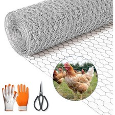Chicken Wire,16" 50FT Chicken Wire Fencing for Garden Poultry, Chicken Wire Mesh