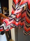 PLUS WOMEN'S BOBBIE BROOKS ORANGE MULTI-COLOR LONG/MAXI SKIRT SIZE 2X — photo 4