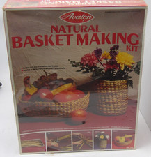 Vintage Avalon Natural Basket Making Kit No. 7950 New Crafts for Teens to Adults