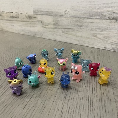 Lot Of 17 Hatchimals Animals Glitter Flocked Many Colors Wings Figures Toys