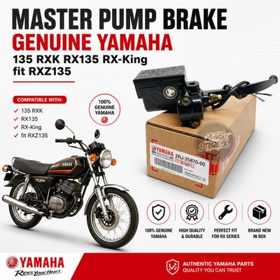 MASTER PUMP BRAKE GENUINE YAMAHA 135 RXK RX135 RX-King fit RXZ135