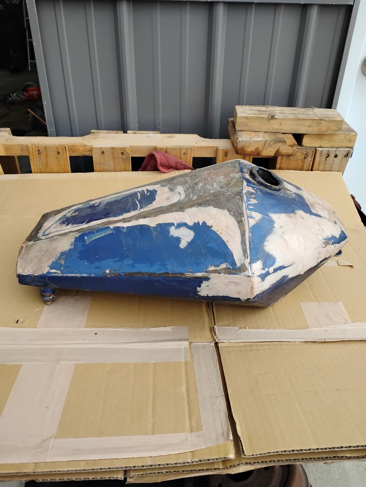 Coffin gas tank, Chopper Motorcycle Parts, Vintage Chopper M
