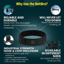 BeltBro Pro Multipack BeltPro Buckle-Free Elastic Belt Small Medium Large MN/WMN
