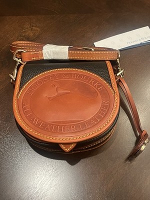 NWT Dooney & Bourke All Weather Leather 2 Duck Bag Color = Black