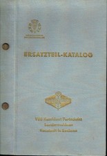 VEB Fortschritt Landmaschinen Neustadt Niederdruckpresse Ersatzteilkatalog 1965