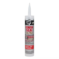 Kwik Seal Ultra 10.1 Oz. Clear Advanced Siliconized Kitchen and Bath Caulk