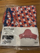 Copriseggiolone ikea inserto copriseggiolone nuovo con etichetta rosso blu bianco